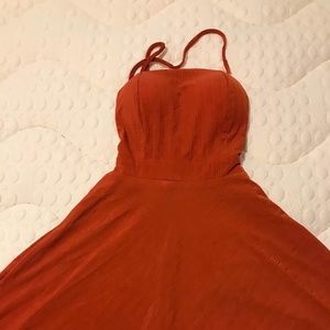 Size small maxi midi with lace up back